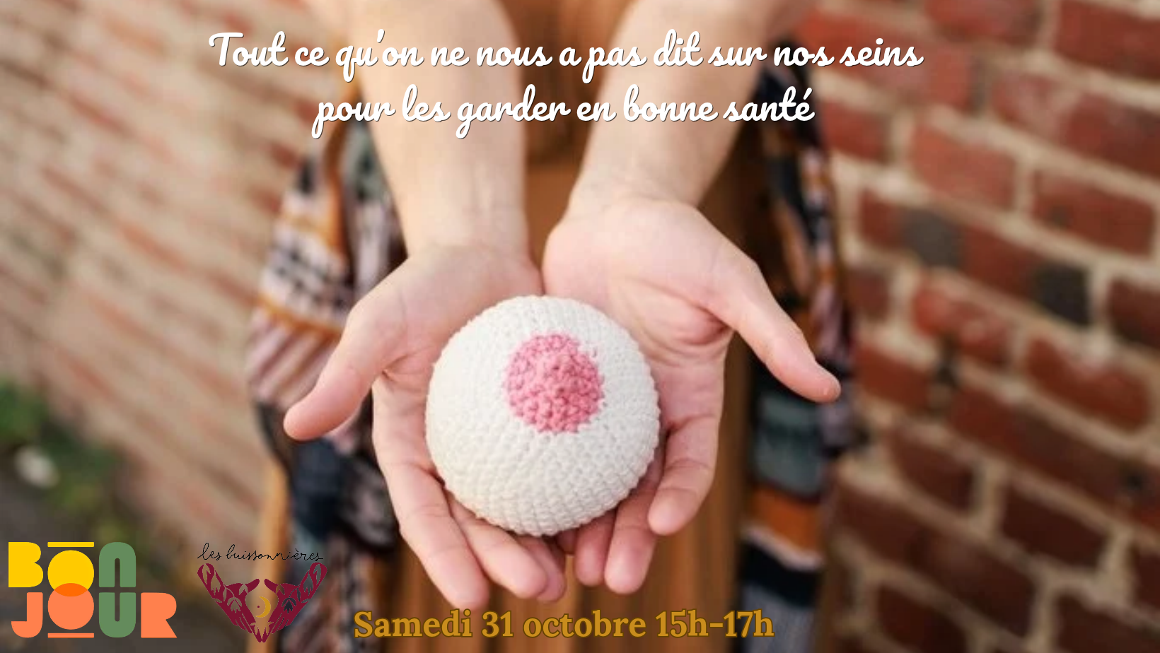 Bonjour yoga cours de yoga collectif particulier entreprise pratique atelier octobre rose atelier sein 